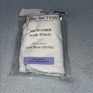 White Hair Drying Microfiber Towel